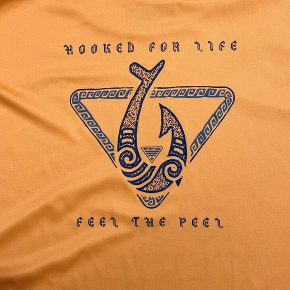 Columbia PFG Terminal Tackle Hooked Short Sleeve Orange T-Shirt Women’s Size XL - Picture 5 of 8